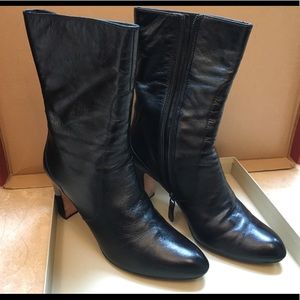 Cole Haan, ankle boots, black leather, size 9B